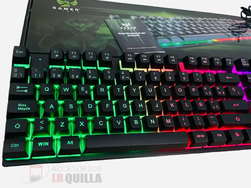 Combo Gamer Teclado Y Mouse Rgb