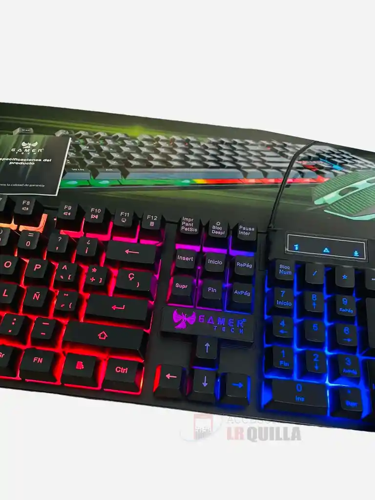 Combo Gamer Teclado Y Mouse Rgb