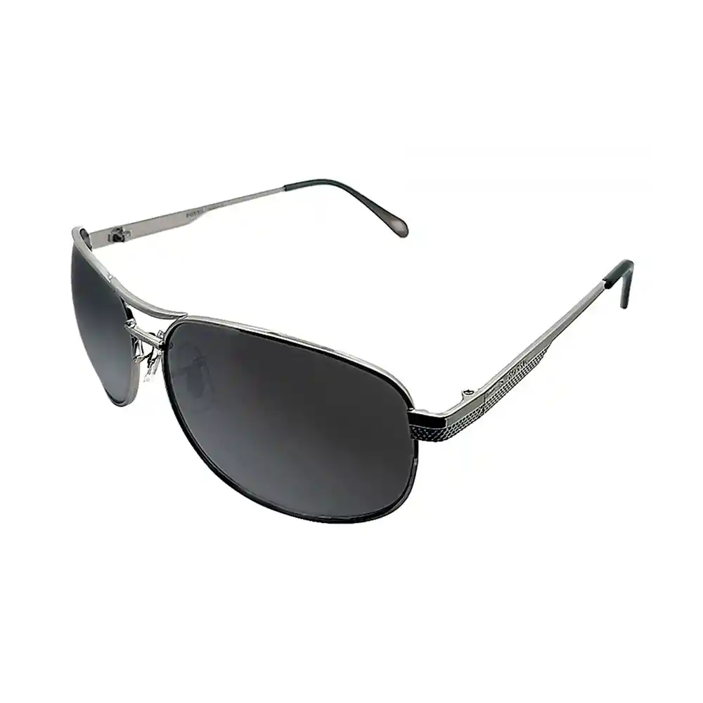 Gafas De Sol Fossil Original Navegador Outlook 66353564 Plateado Y Lente Espejado Gris Talla 62