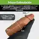 Funda Realista Para Pene Condón Retardante Engrosadora