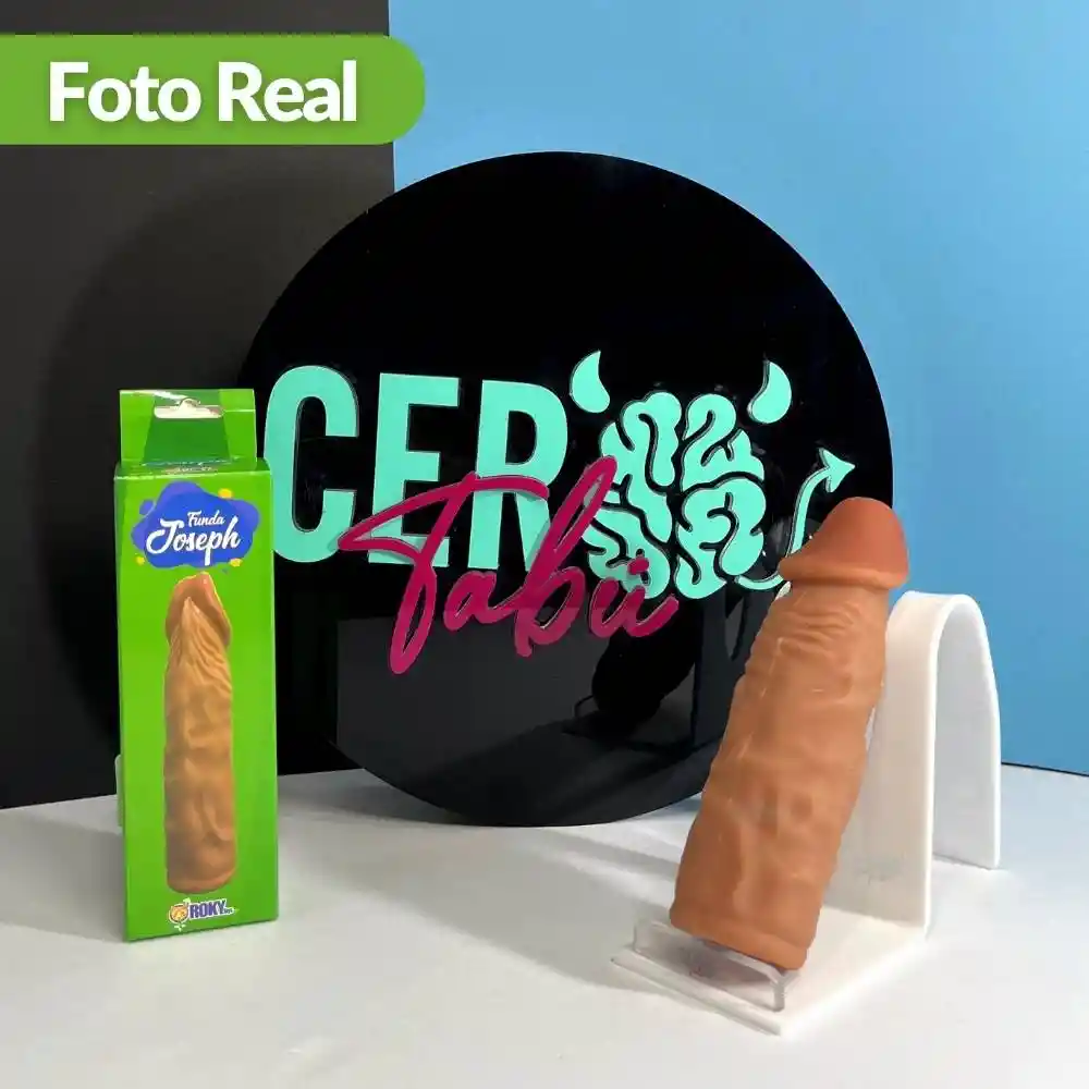 Funda Realista Para Pene Condón Retardante Engrosadora