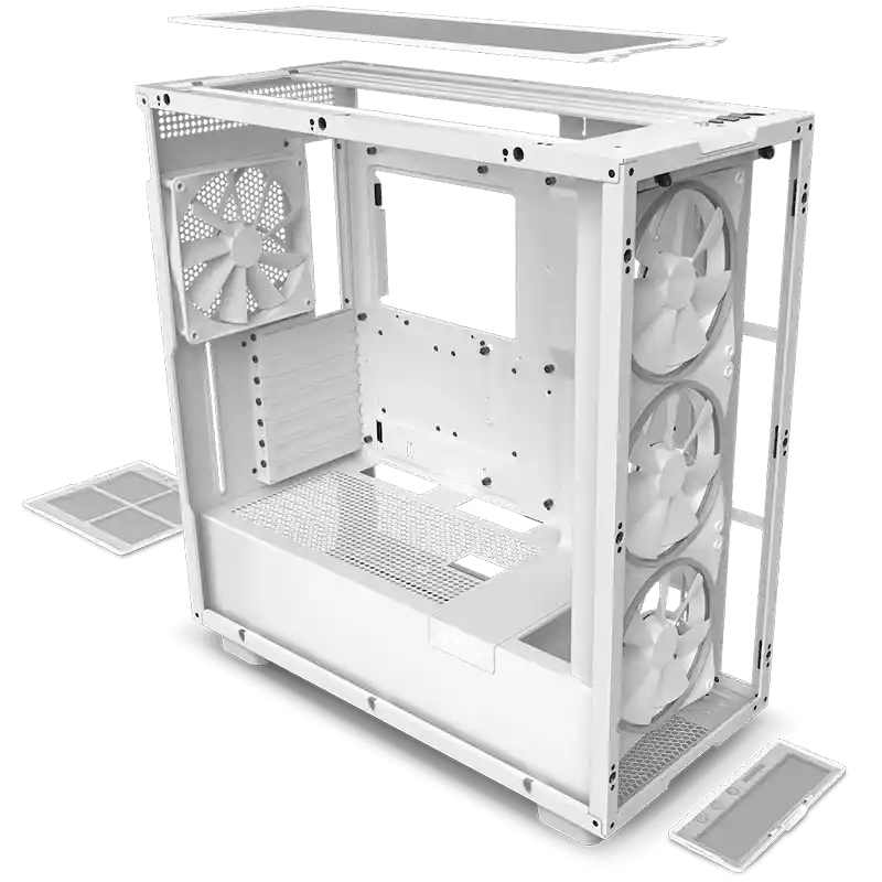 Caja Atx Nzxt H7 Elite Core (blanco)