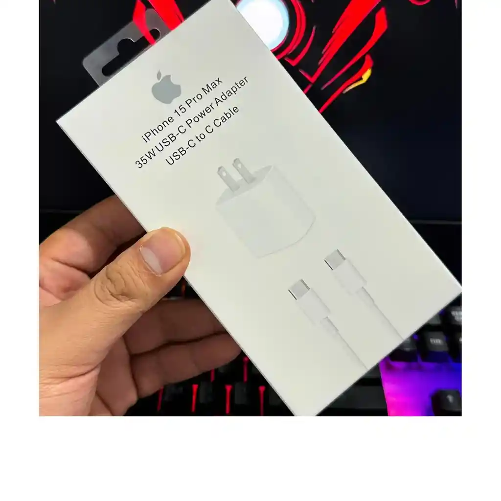 Cargador Iphone 15 Pro Max 35w