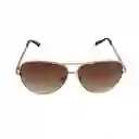 Gafas De Sol Levis Original Aviador Outlook X13039 Color Dorado Con Lente Marron Talla 62mm