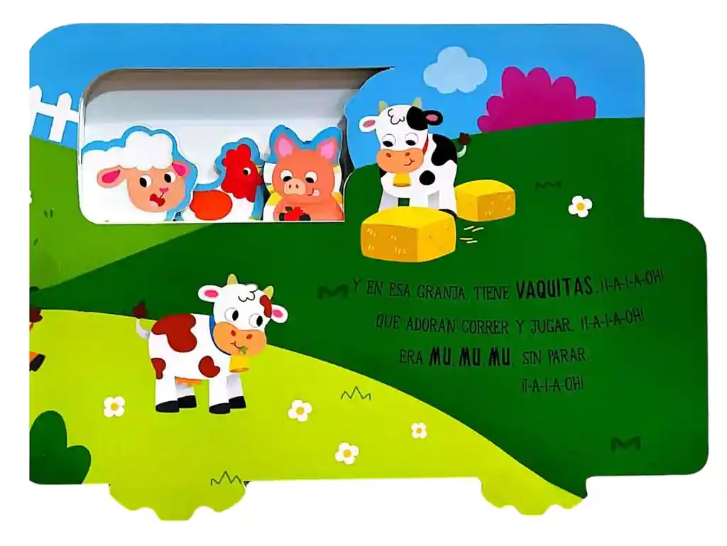 Libro Infantil Interactivos Rueditas El Viejo Mcdonald Niños