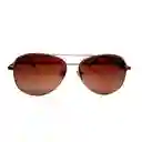 Gafas De Sol Fossil Original Navegador Outlook 66353598 Dorado Con Lente Marron Talla 65mm