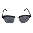 Gafas De Sol Fossil Original Cuadradas Outlook X80079 Unisex Color Negro Talla 52mm