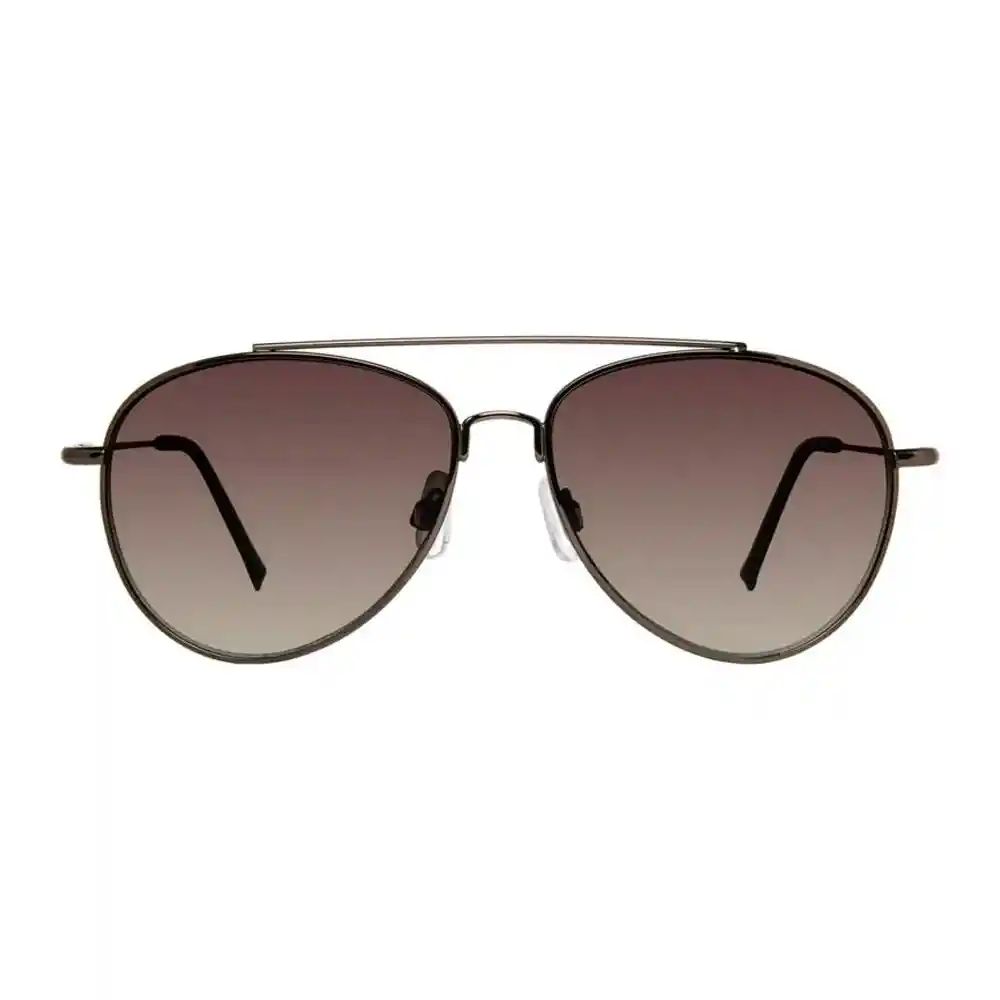 Gafas De Sol Levis Original Aviador Outlook X13176 Color Gris Oscuro Con Lente Marron Talla 56mm