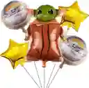 Kit De Globos Baby Yoda