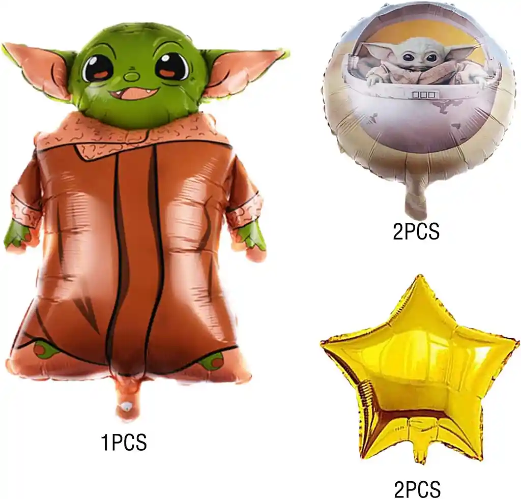 Kit De Globos Baby Yoda