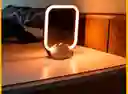 Espejo Maquillaje Con Luz Led Recargable Y Base