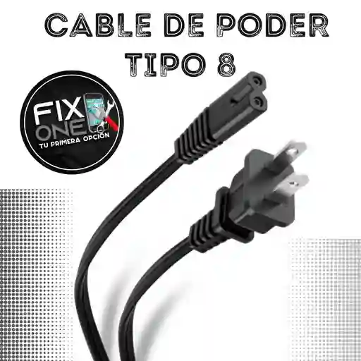 Cable De Poder Tipo 8