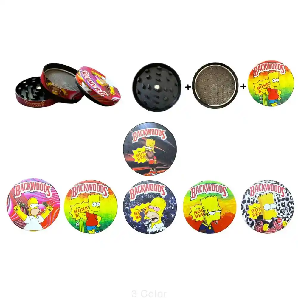 Rascador Grinder Metalico Backwoods Los Simpson 2 Pisos