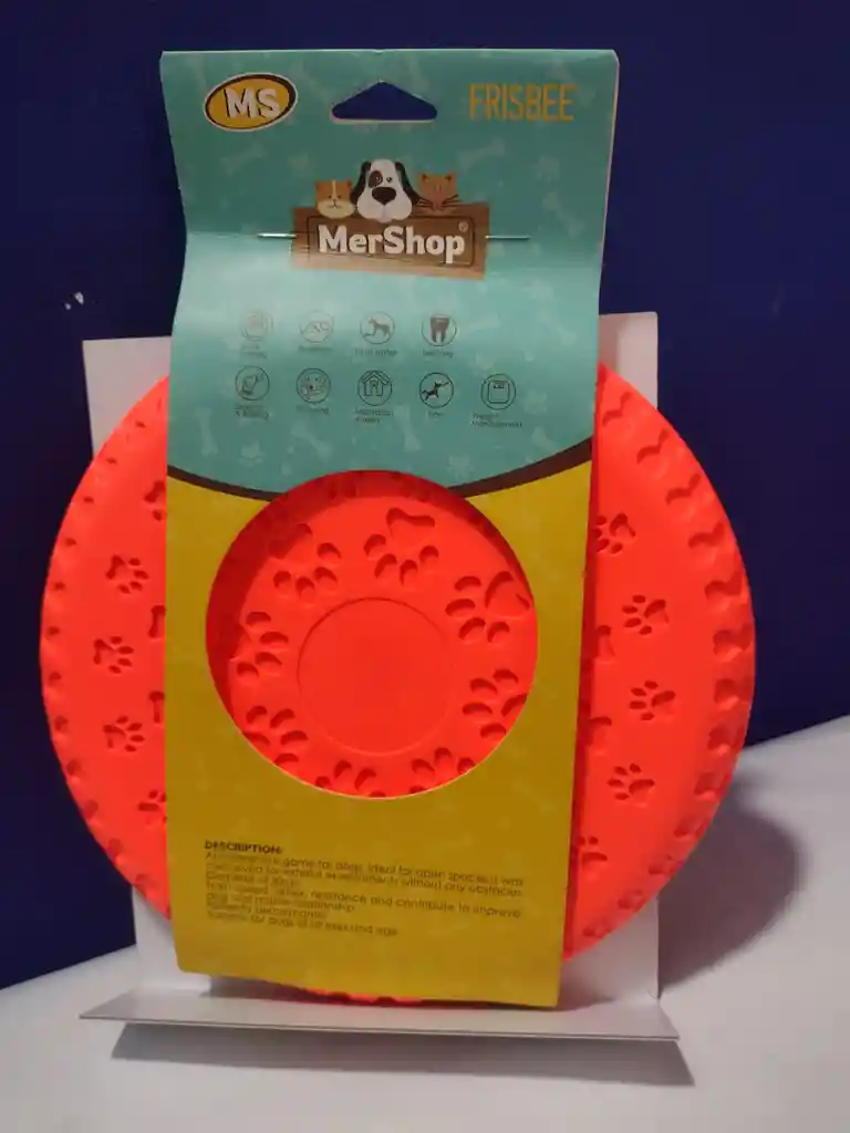 Frisbee Clasico Para Perros Color Naranja