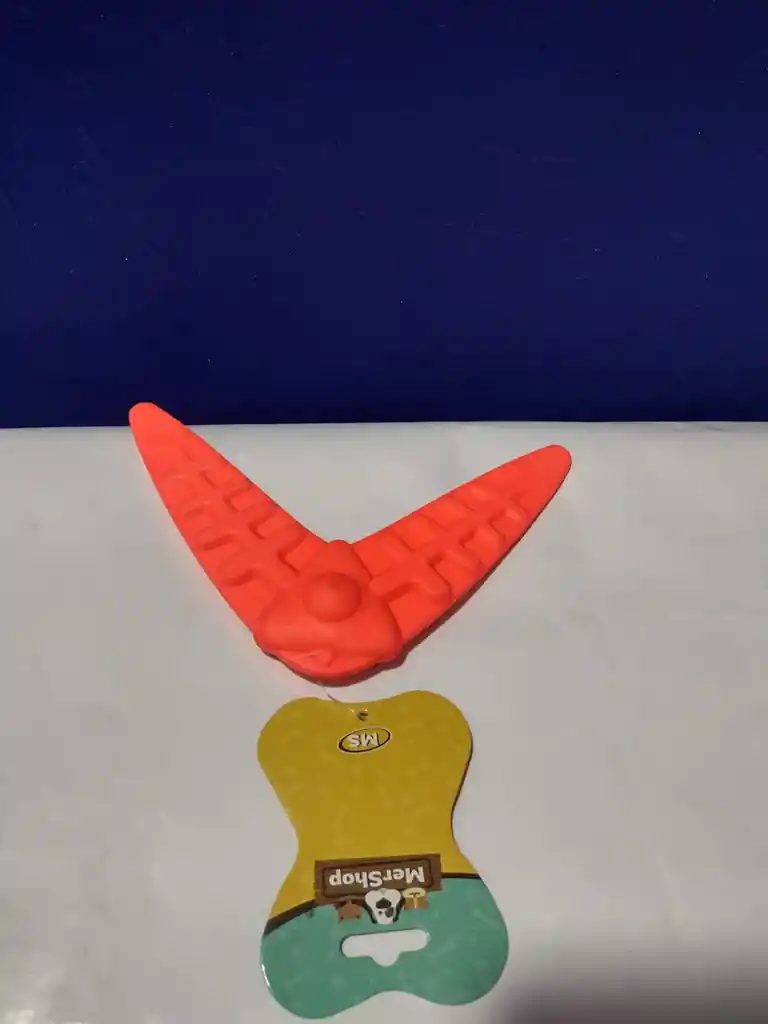 Frisbee Plástico Boomerang Perro Color Naranja