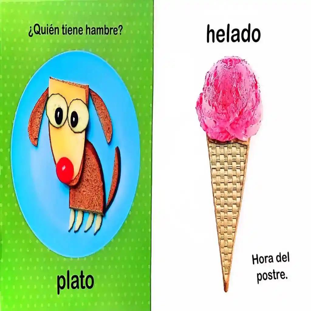 Libro Infantil Interactivos Hora De Comer Texturas Niños