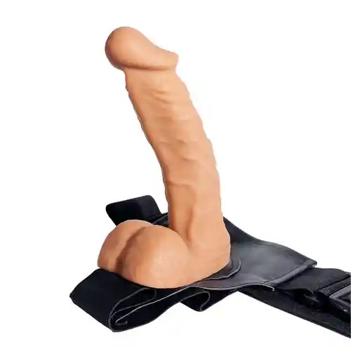 Arnés Con Dildo 20 Cm Realista Articulado Y Flexible Axel