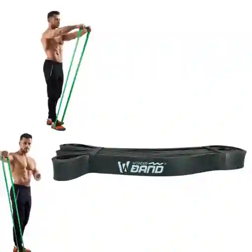 Banda Elástica Poder (25-55lb) Negro - Wonder
