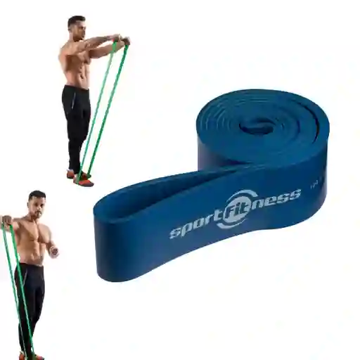 Banda Elástica Poder (125-160lb) Azul - Wonder
