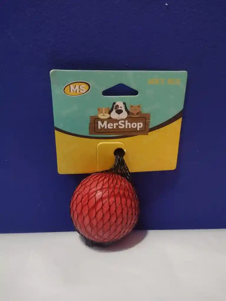 Pelota Pequeña Bolos Roja Para Perros