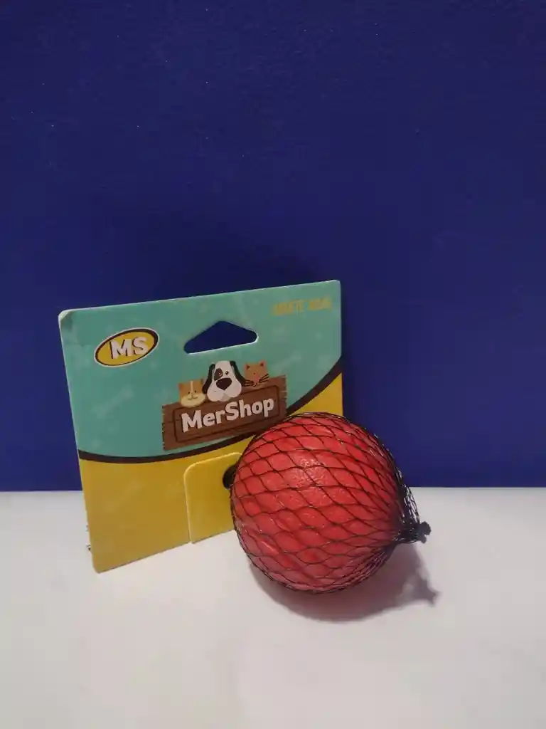 Pelota Pequeña Bolos Roja Para Perros