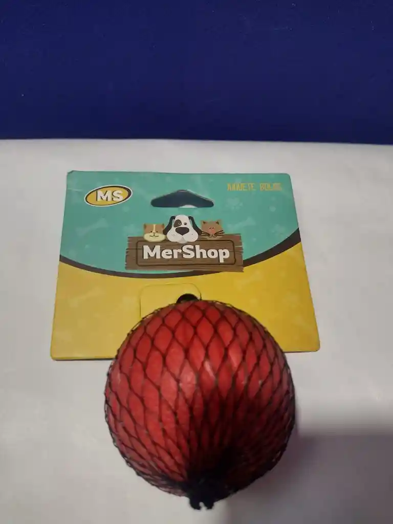 Pelota Pequeña Bolos Roja Para Perros