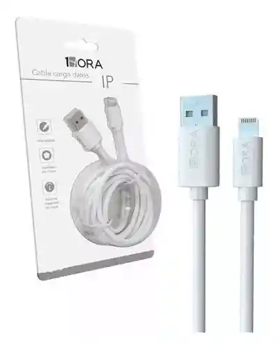 Cable 2,1a Cab179 Blanco, Usb A Iphone