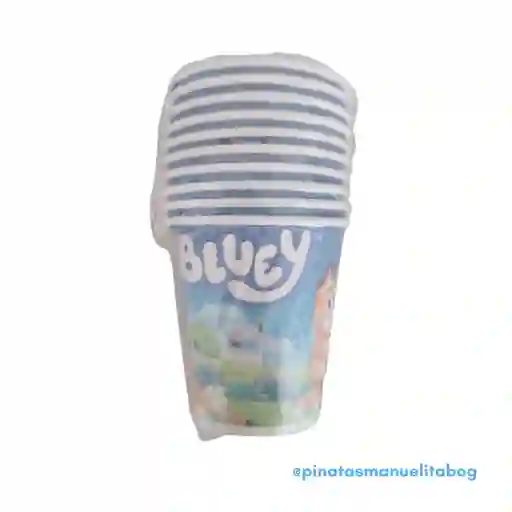 Paquete Vasos Bluey X 10 Und