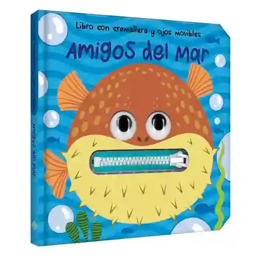 Libro Infantil Interactivo Amigos Del Mar Ojos Movibles Niño