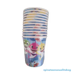 Paquete Vasos Baby Shark X 12 Und