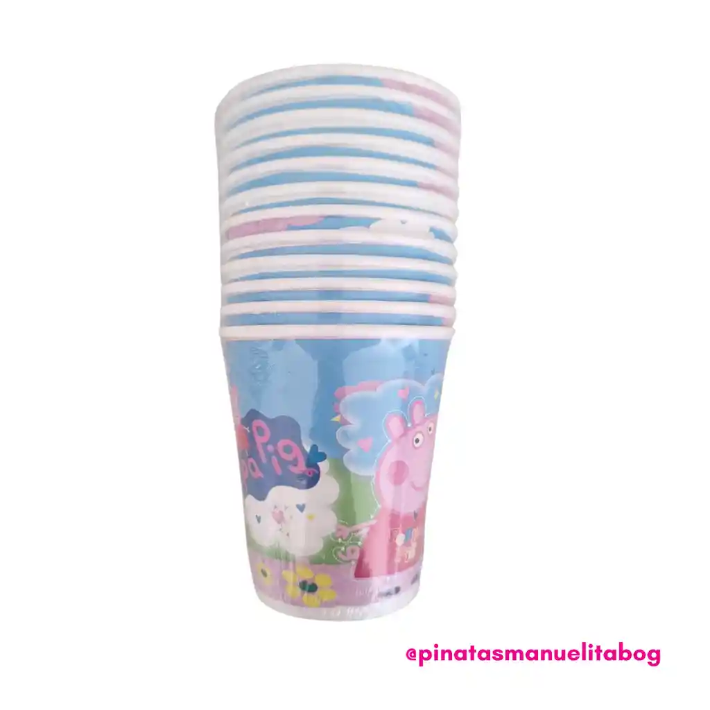 Paquete Vasos Peppa Pig X 12 Und