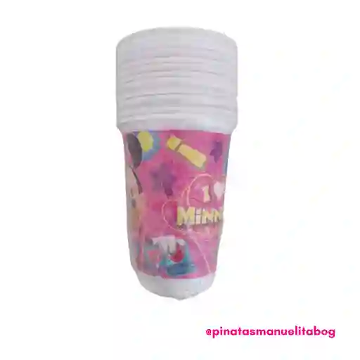 Paquete Vasos Minnie X 12 Und