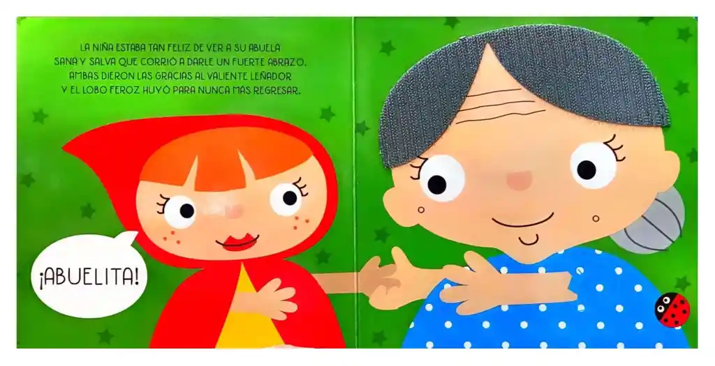 Libro Infantil Sentir Y Descubrir Caperucita Sensorial Niños