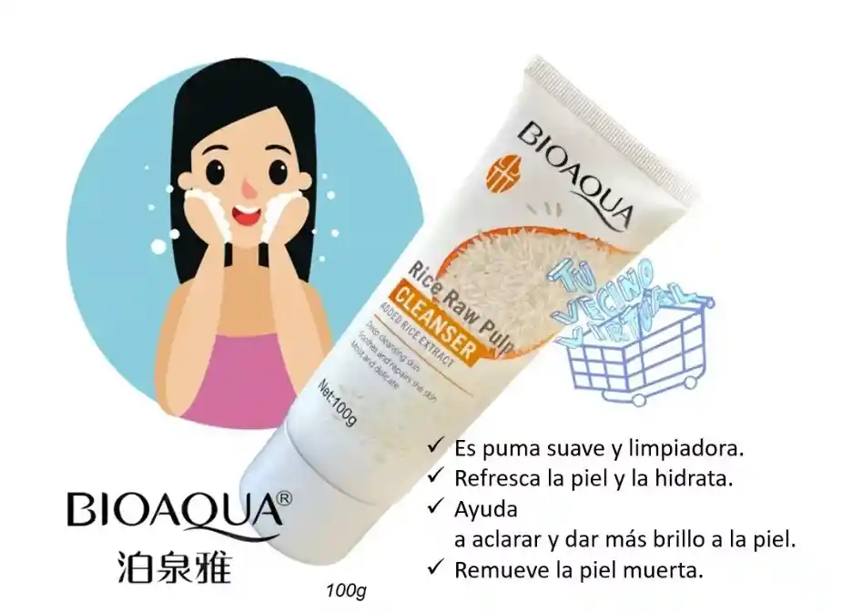 Crema De Manos Y Jabon De Arroz Bioaqua