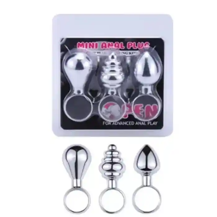 Kit Plug Anal * 3 Anillo Iniciador Anal