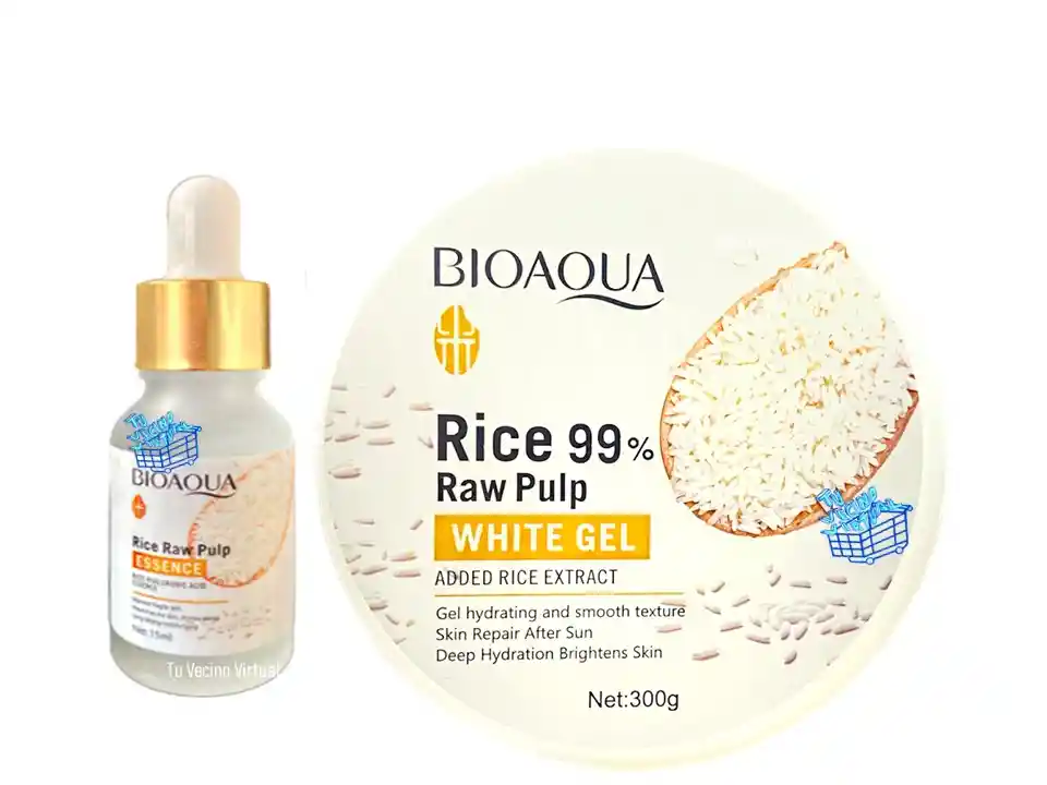 Gel Refrescante Y Suero De Arroz Bioaqua