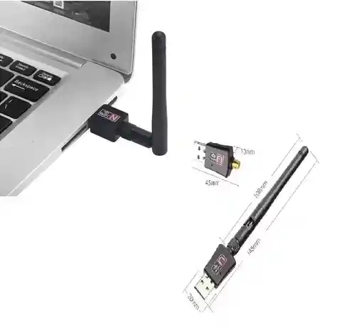 Adaptador Wifi Con Antena 300mbps Ezi