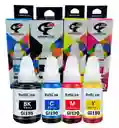 Kit 4 Tintas Gi-190 Compatible Para Canon Pixma G2101 G3101