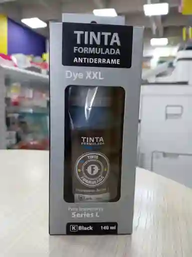 Tinta Formulada Dye Xxl Serie L #504-544 Black 140ml