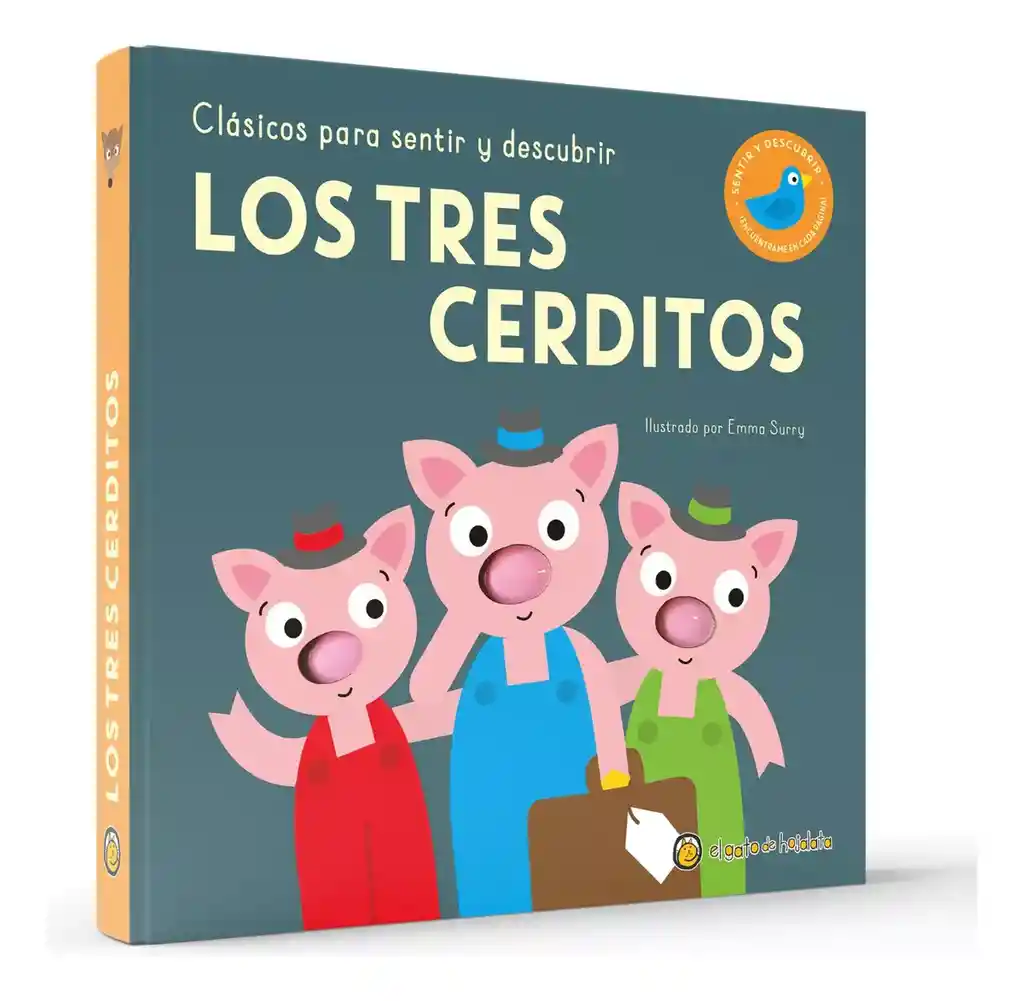 Libro Infantil Sentir Y Descubrir Los Tres Cerditos Niños