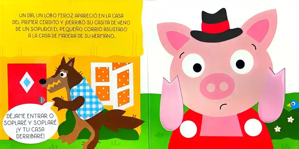 Libro Infantil Sentir Y Descubrir Los Tres Cerditos Niños