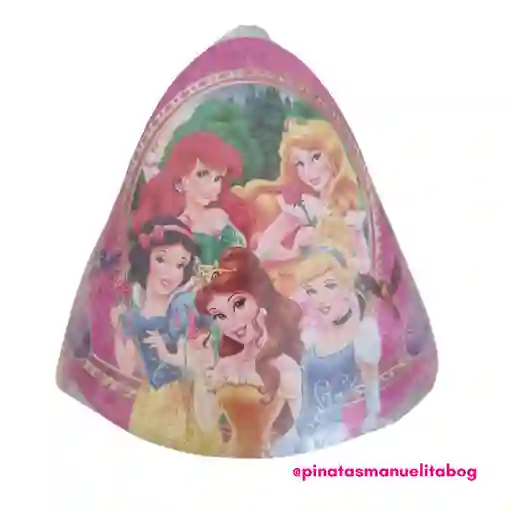 Paquete Gorritos Para Fiesta Princesas X 12 Und