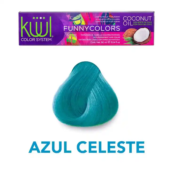 Tinte Kuul Funny Azul Celeste 90ml