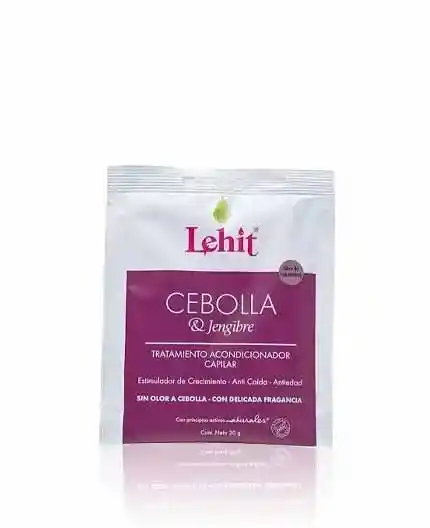 Tratamiento Lehit Capilar Cebolla Jengibre 30gr