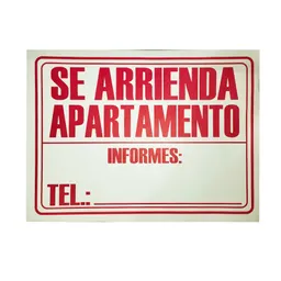 Paquete Aviso 1/8 Se Arrienda Apartamento