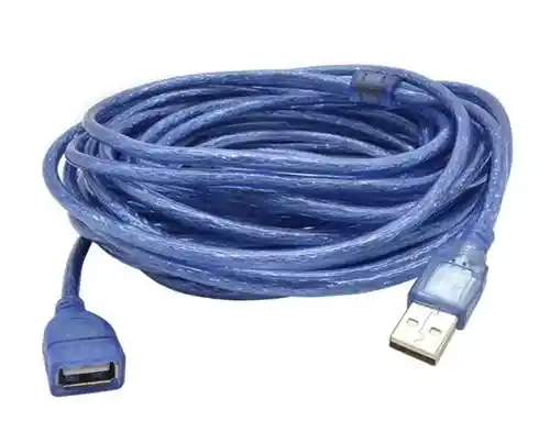 Cable Extensión Usb Azul Blindada De 3 Metros Macho Hembra 3.0