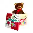 Caja Cubo*25 Cms Sopresa Oso Grande Cum45