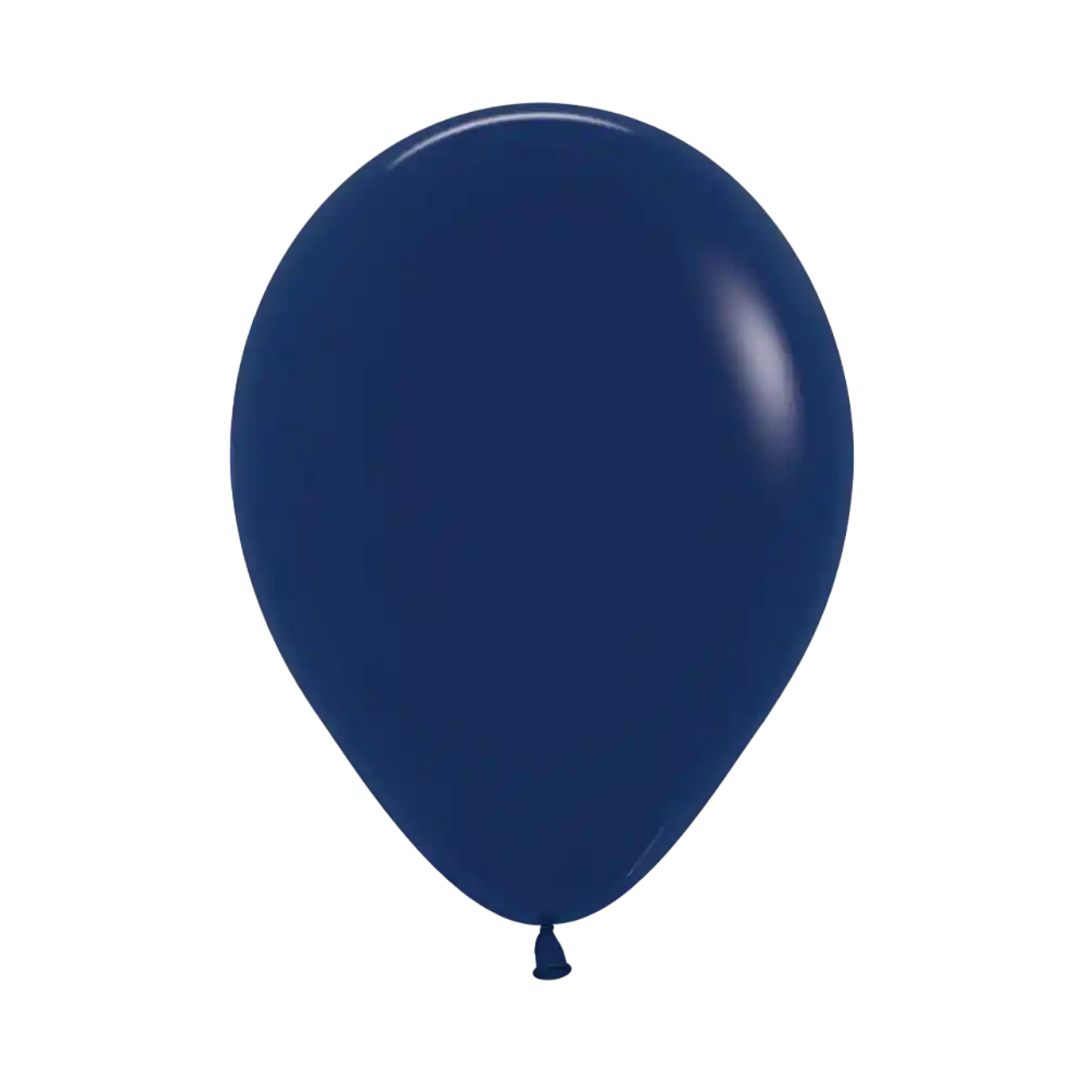 Bombas Globo Biodegradable De Latex Azul Naval R12