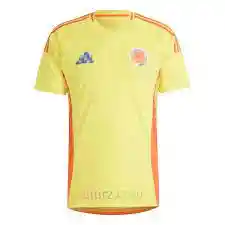 Camiseta De Colombia Para Hombre Amarilla Y Naranja