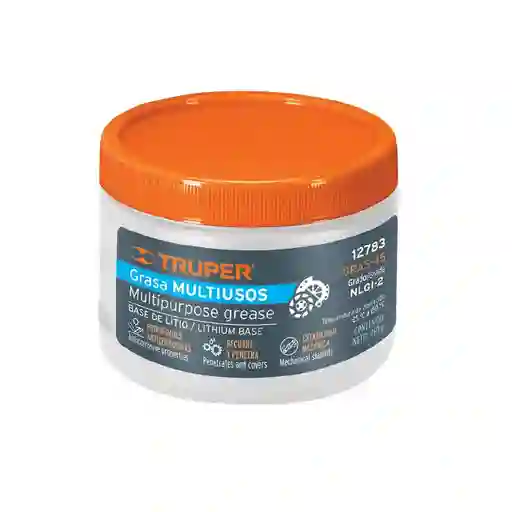 Grasa Lubricante Multiusos, Base Litio, 450 G, Truper